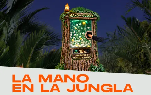 la mano en la jungla
